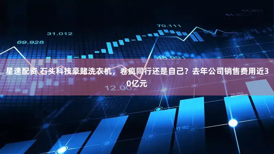 星速配资 石头科技豪赌洗衣机，卷疯同行还是自己？去年公司销售费用近30亿元