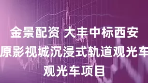 金景配资 大丰中标西安白鹿原影视城沉浸式轨道观光车项目