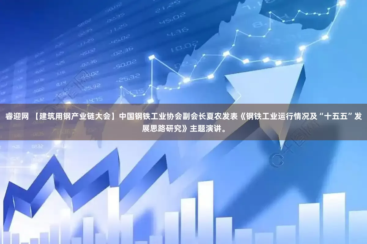 睿迎网 【建筑用钢产业链大会】中国钢铁工业协会副会长夏农发表《钢铁工业运行情况及“十五五”发展思路研究》主题演讲。